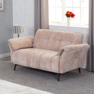 Seconique Amalfi 2 Seater Sofa - Champagne Fabric