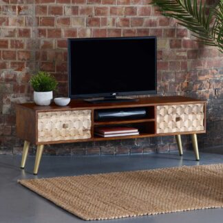Indian Hub Edison Plasma TV Stand
