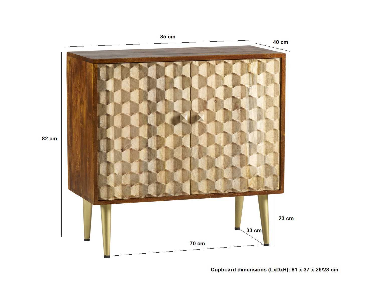 Indian Hub Edison Medium Sideboard - Image 5