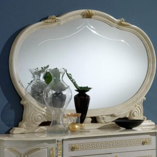 Ben Company New Venus Beige and Gold Italian Mirror