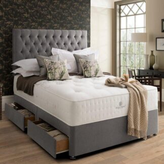 Dura Chesterfield House Plush Fabric Divan Bed