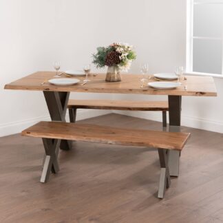 Home Interiors Live Edge Collection Dining Table Only