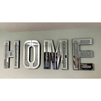 Crushed Glass Home Letters