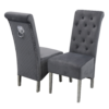 Dark Grey Velvet