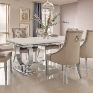 Vida Arriana 150cm Marble Dining Table