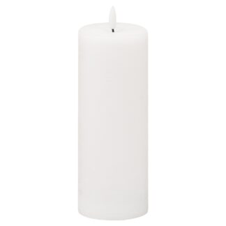 Luxe Collection Natural Glow 3x8 LED White Wax Candle