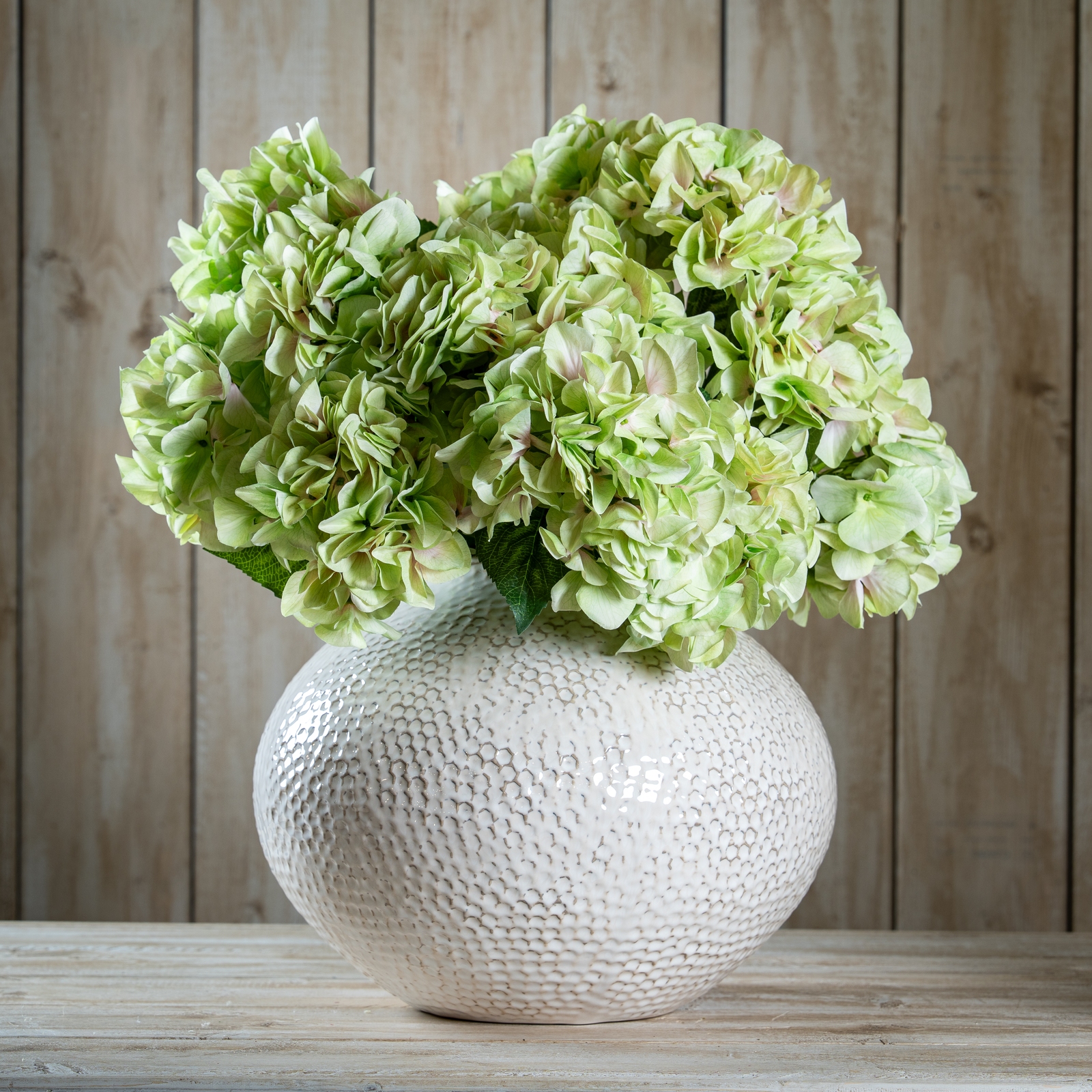 Shabby Green Hydrangea Bouquet - Image 2