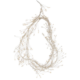 2.75m9ft Plug-In LED 8 Sequence Warm White Cluster String