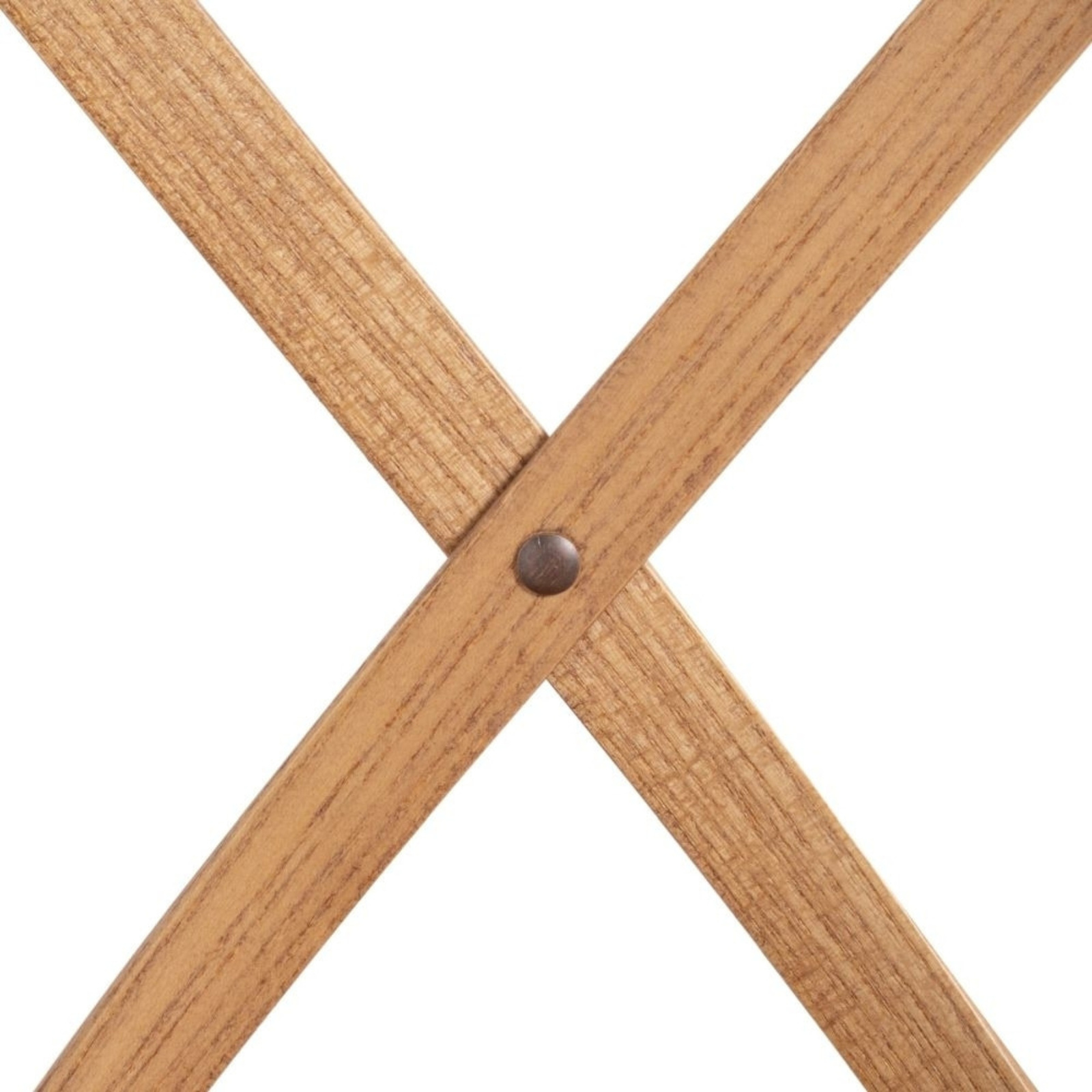 Light Oak Cross Back Dining Chair - Image 5