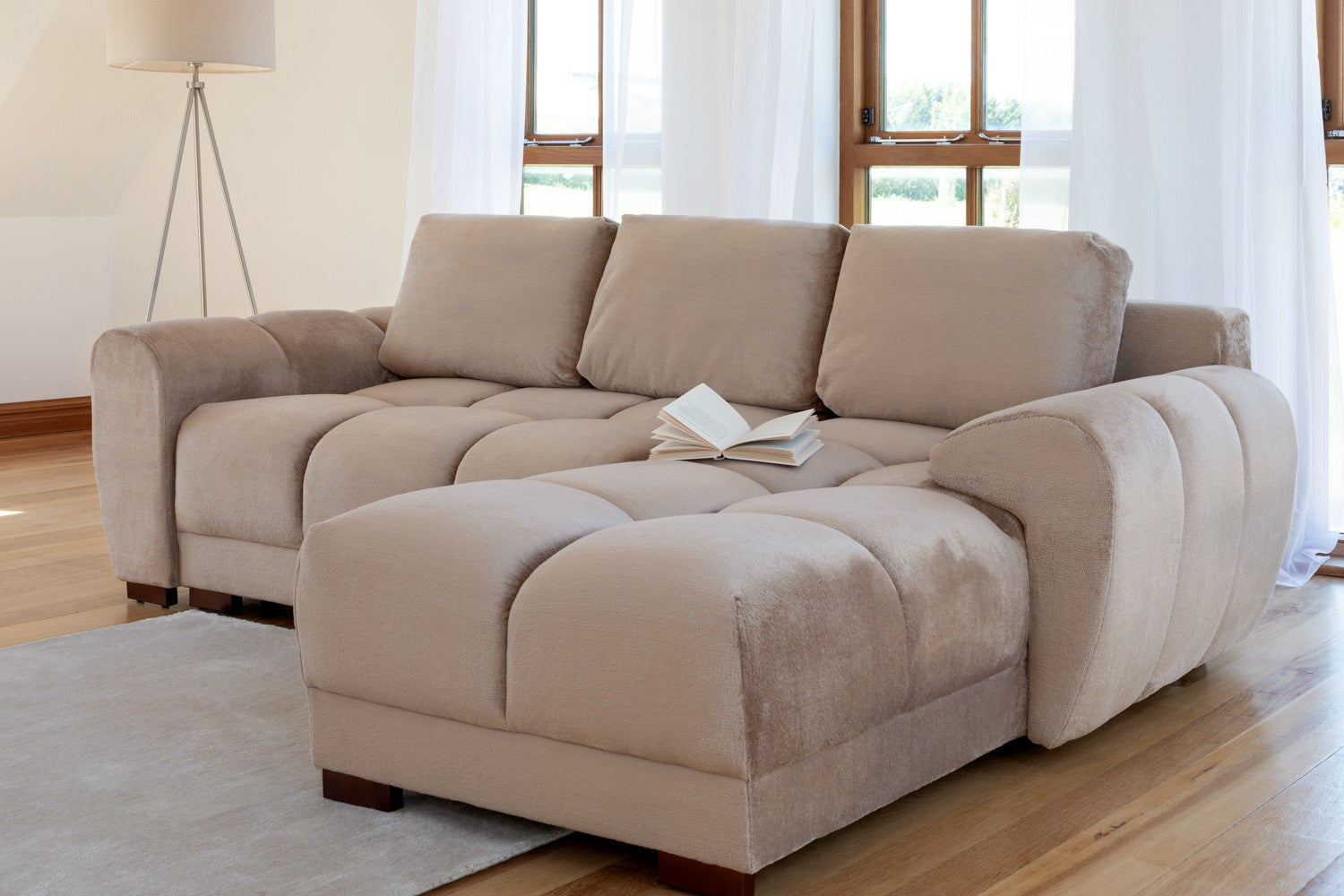 Azzuro RHF Sofabed Horizontal Beige 3.jpg