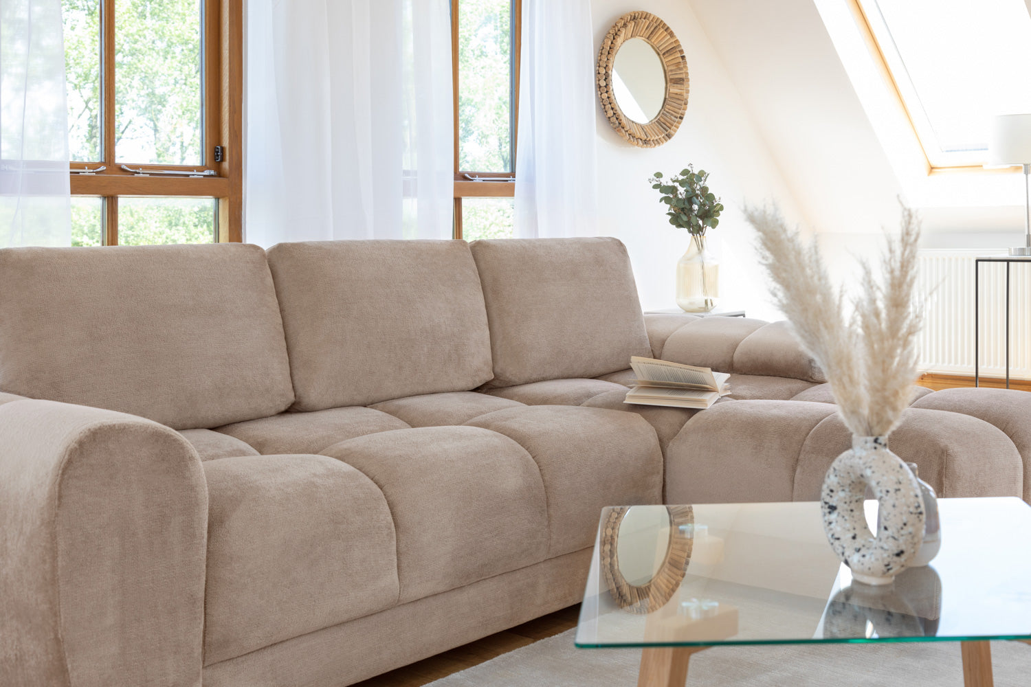 Azzuro RHF Sofabed Horizontal Beige 5.jpg