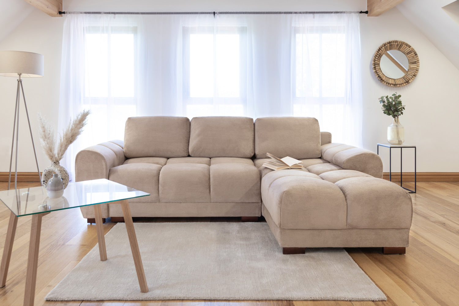 Azzuro RHF Sofabed Horizontal Beige 6.jpg